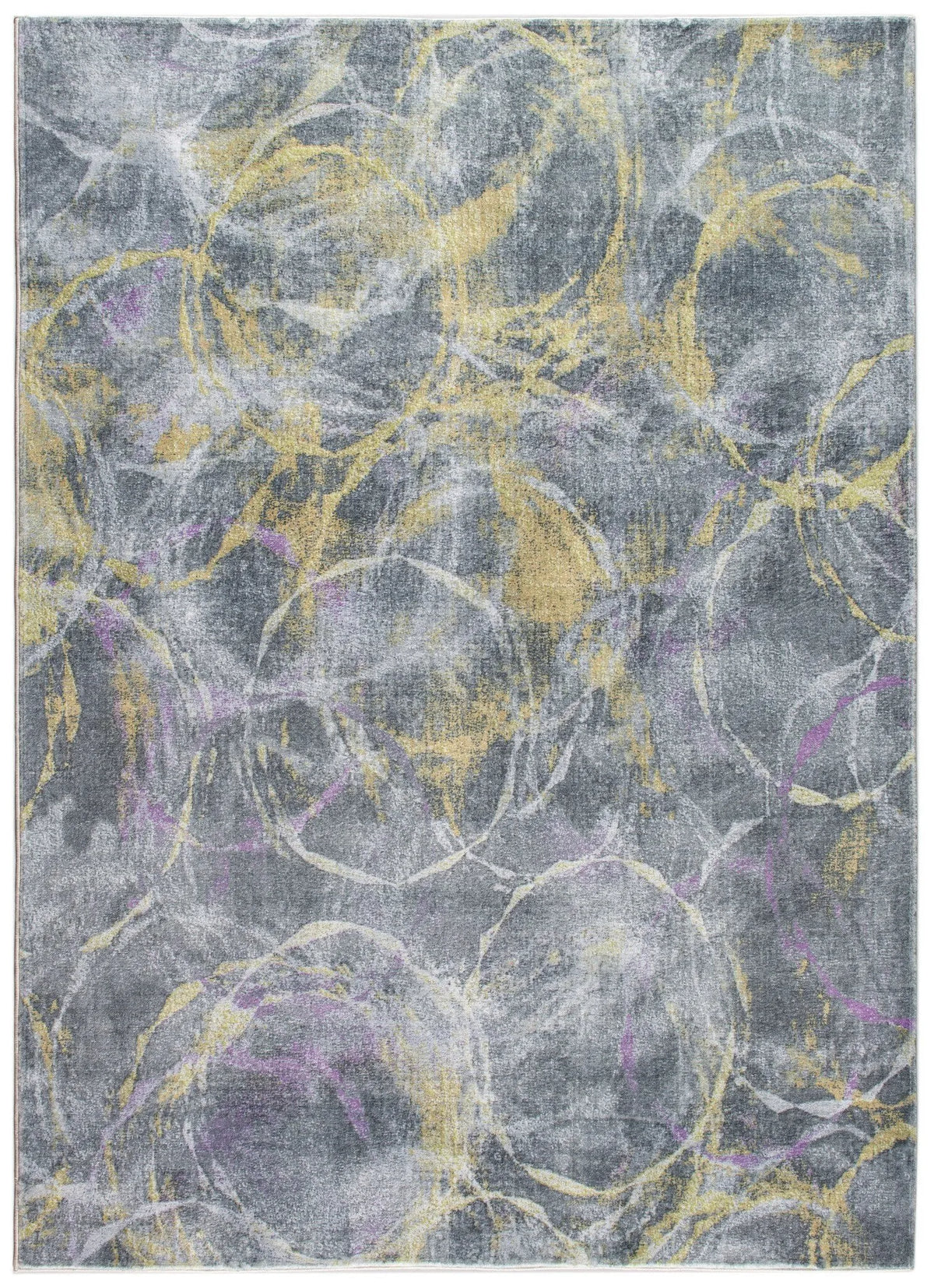 Roxy 2808 Grey/Gold Visions Rug - Rug & Home