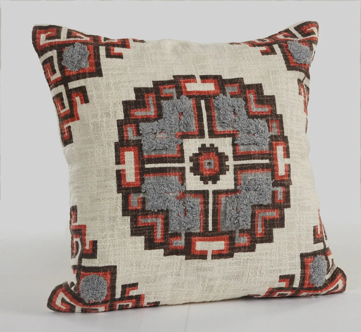 Rustic Medallion LR07360 Throw Pillow