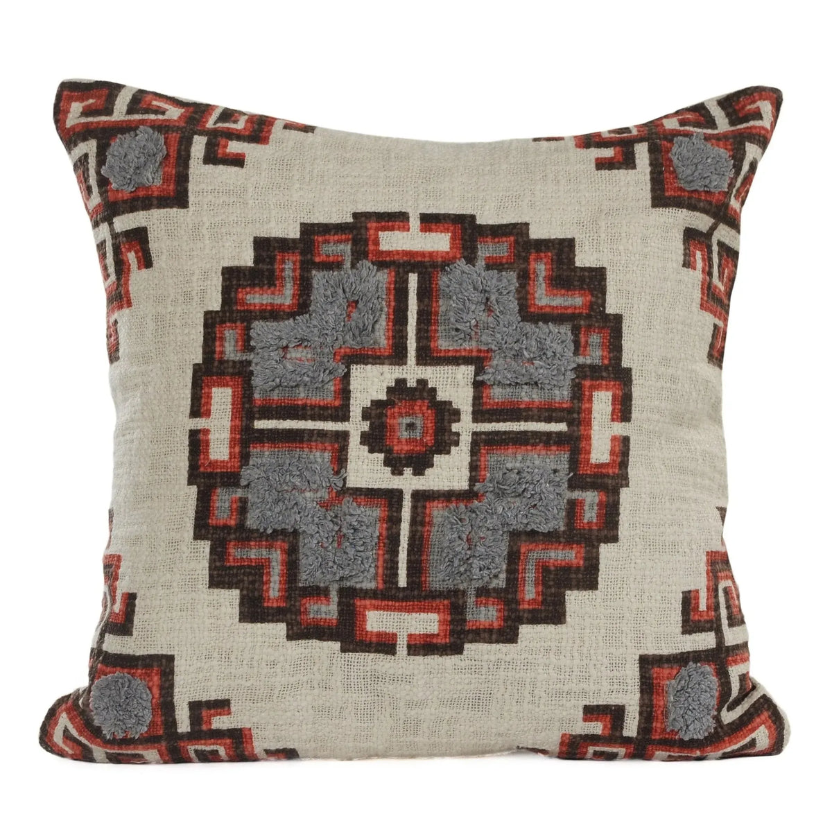 Rustic Medallion LR07360 Throw Pillow