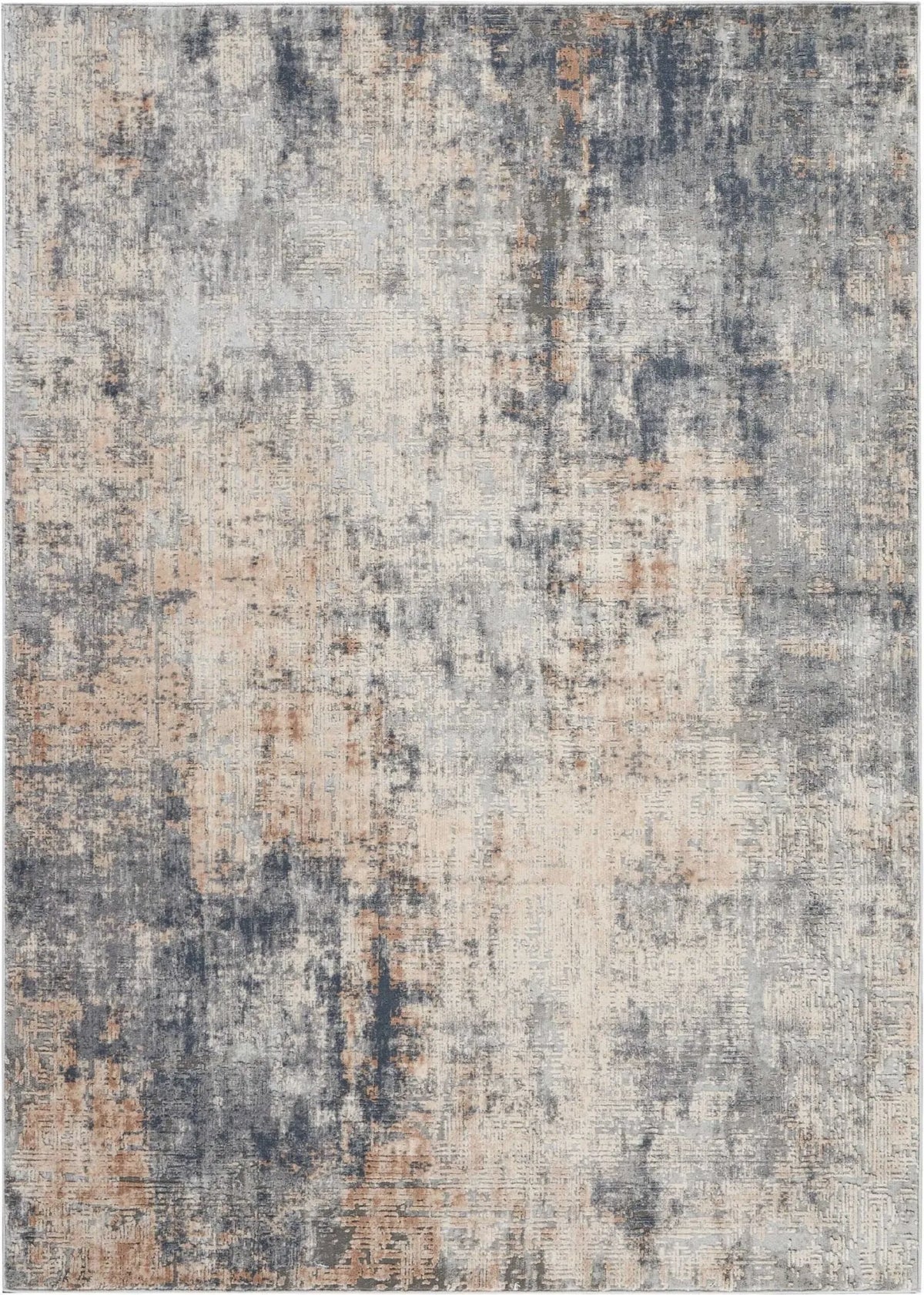 Rustic Textures RUS01 Grey/Beige Rug - Rug & Home