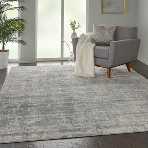 Rustic Textures RUS01 Ivory/Silver Rug - Rug & Home