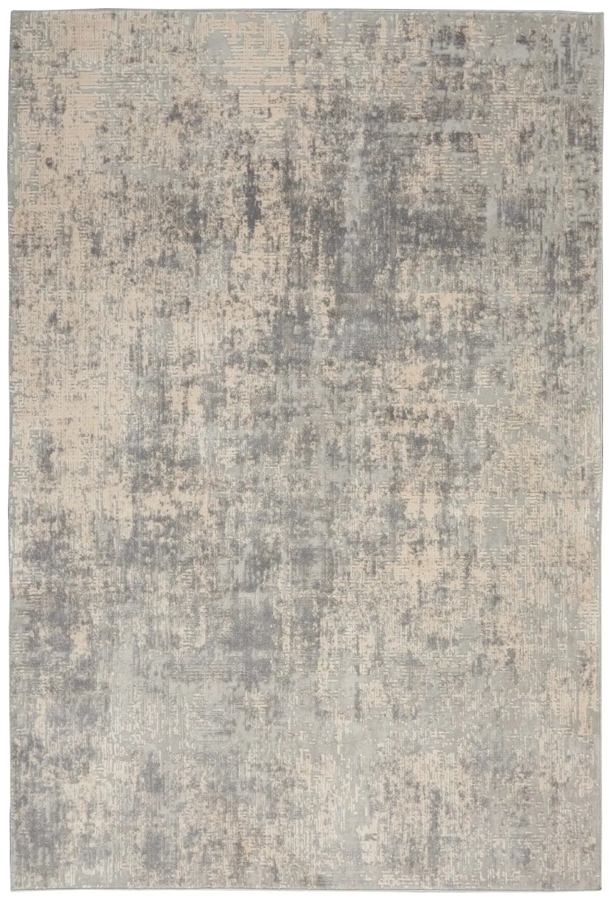 Rustic Textures RUS01 Ivory/Silver Rug