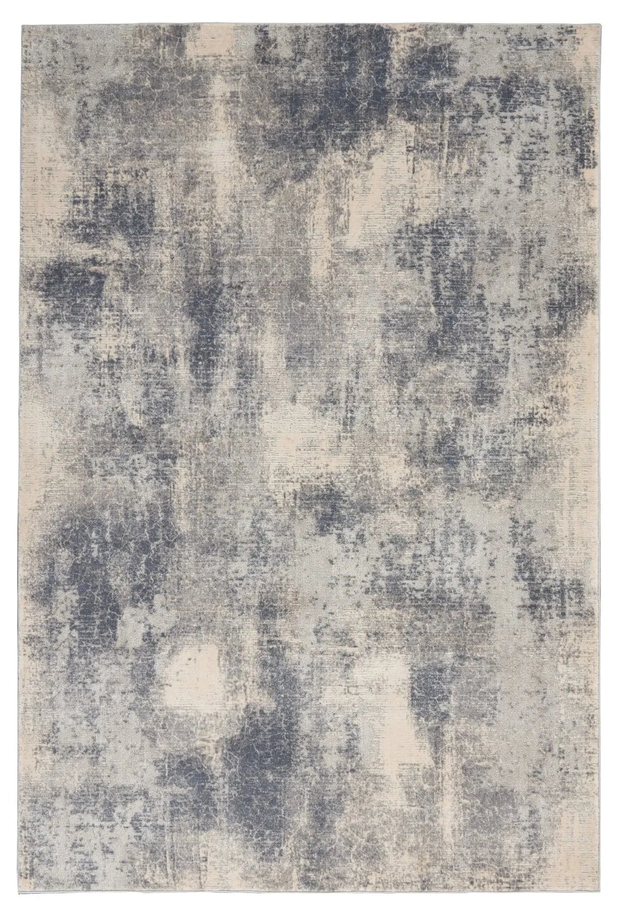 Rustic Textures RUS02 Blue/Ivory Rug