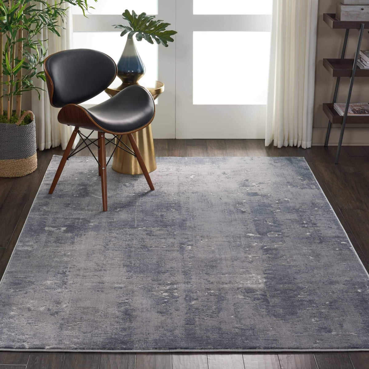 Rustic Textures RUS05 Grey Rug - Rug & Home