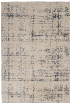 Rustic Textures RUS06 Ivory/Blue Rug - Rug & Home
