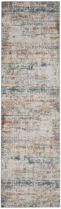 Rustic Textures RUS14 Light Grey Multi Rug - Rug & Home