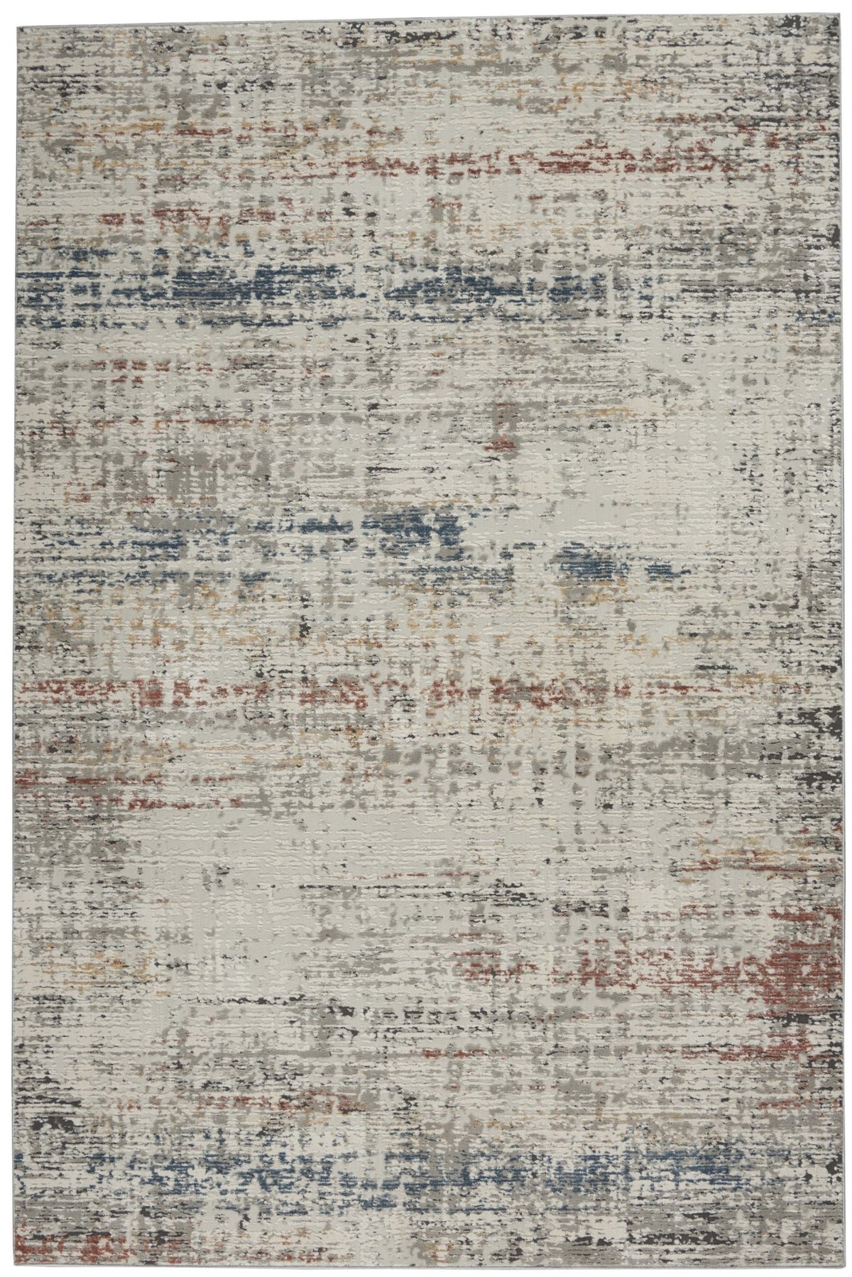 Rustic Textures RUS14 Light Grey Multi Rug - Rug & Home