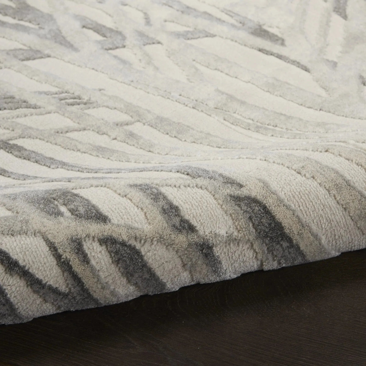 Rustic Textures RUS17 Ivory/Grey Rug