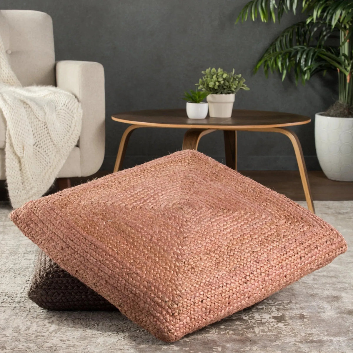 Saba Saa04 Natia Light Pink Pouf