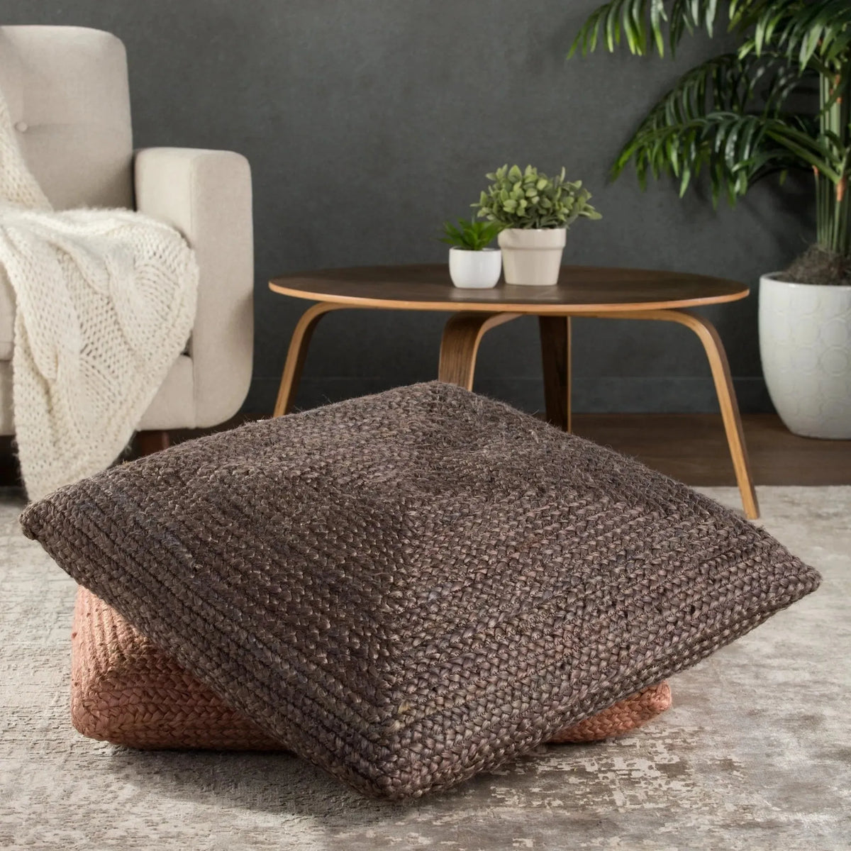 Saba Saa05 Natia Gray Pouf