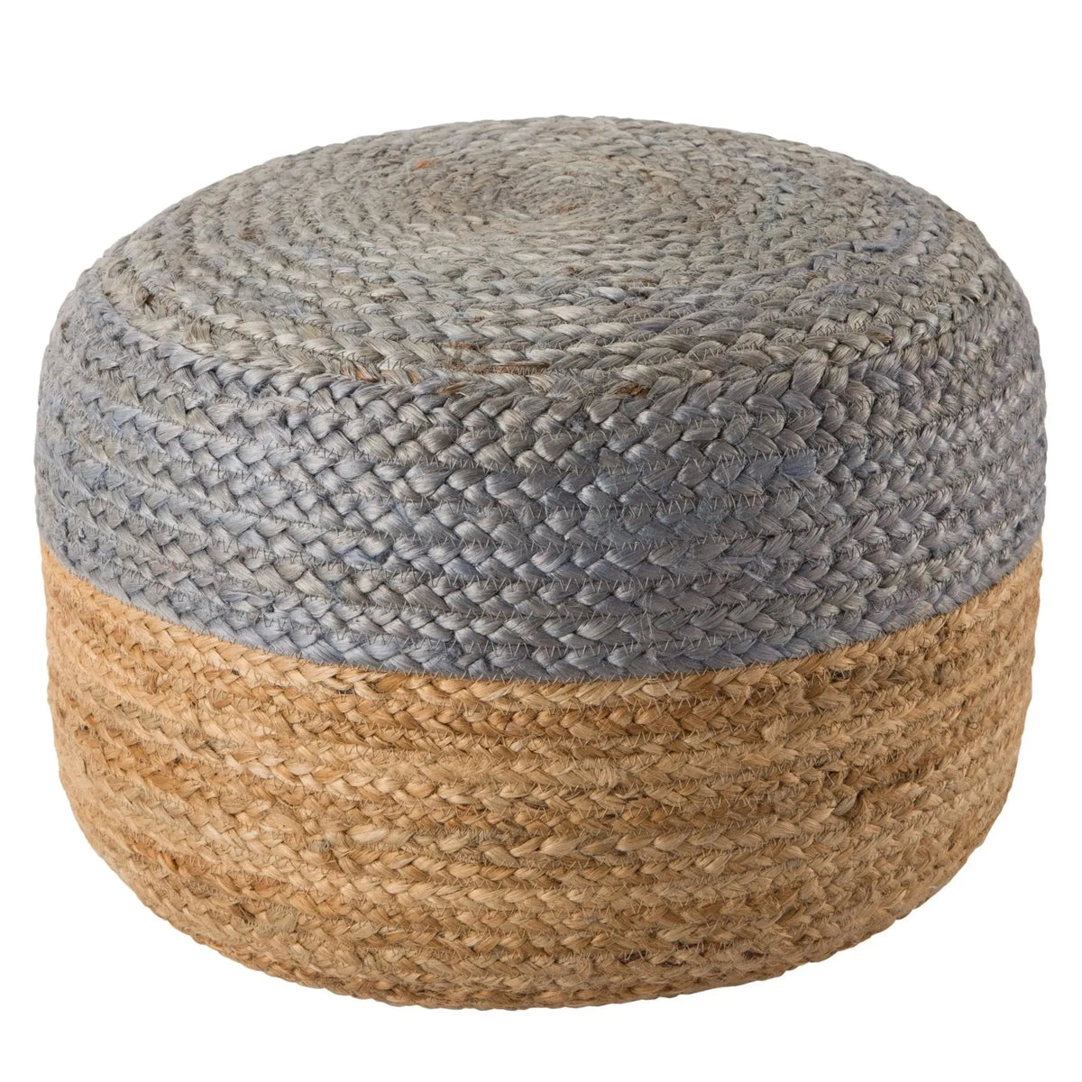Saba Saa11 Oliana Light Gray/Beige Pouf