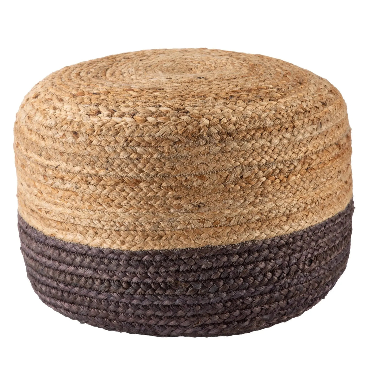 Saba Saa13 Oliana Dark Gray/Beige Pouf