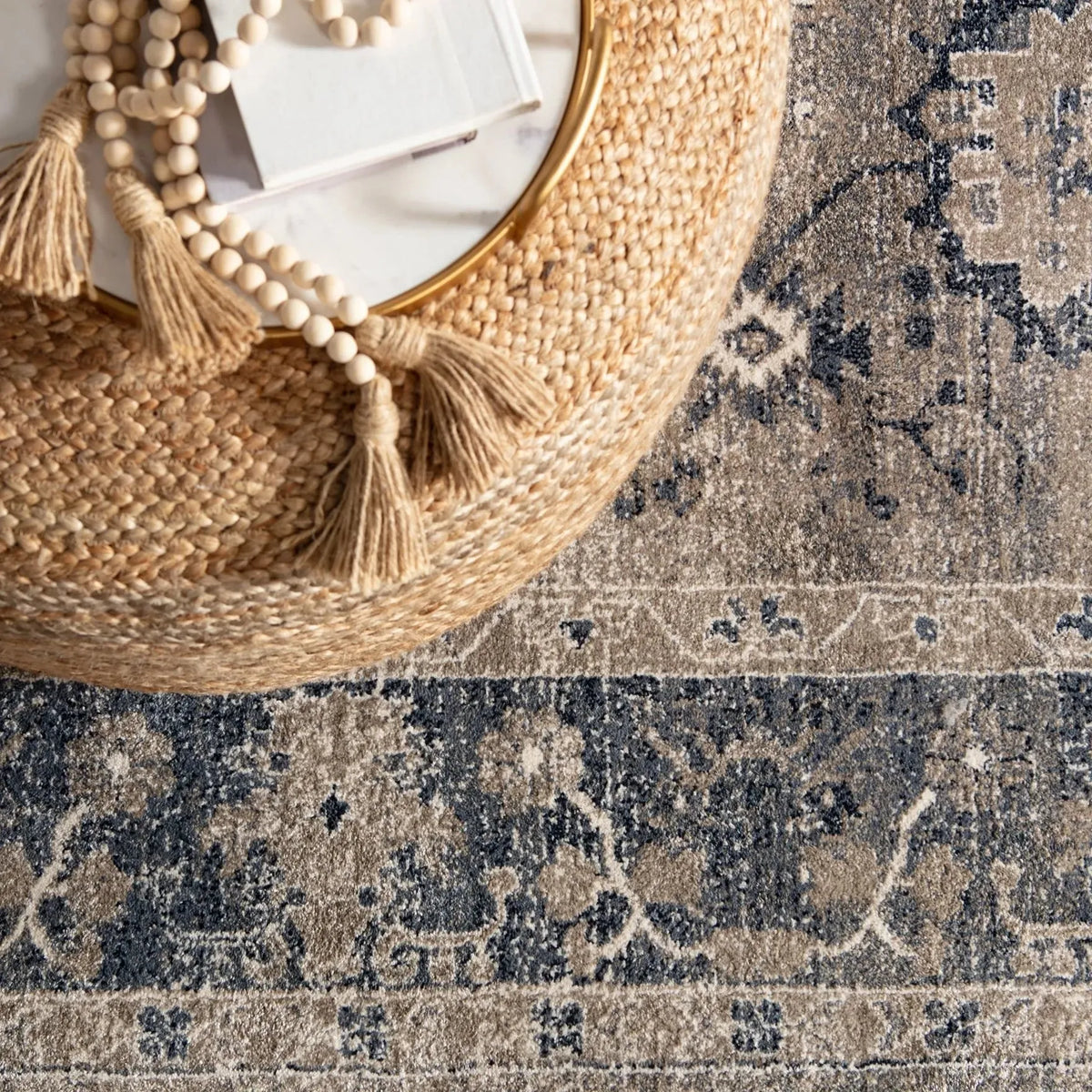 Saba Saa14 Mesa Natural Pouf