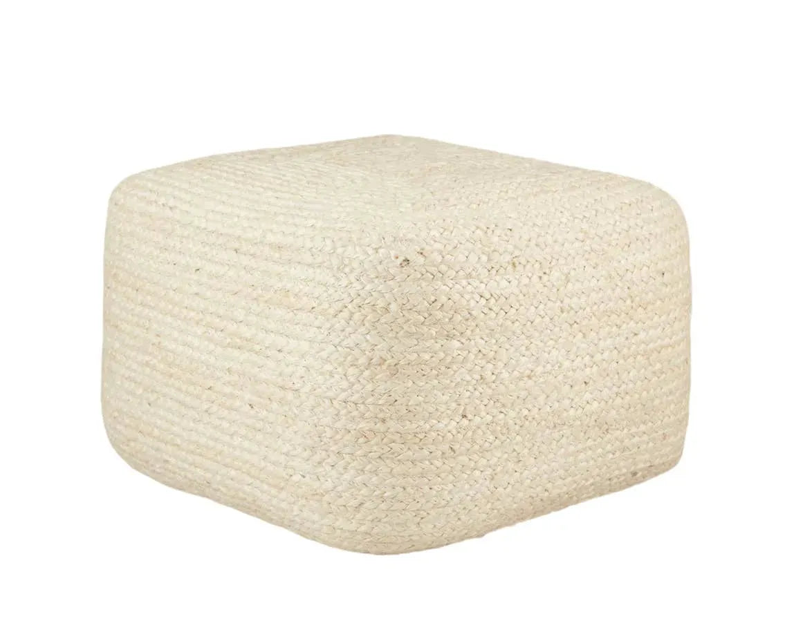 Saba SAA22 Ivory Pouf