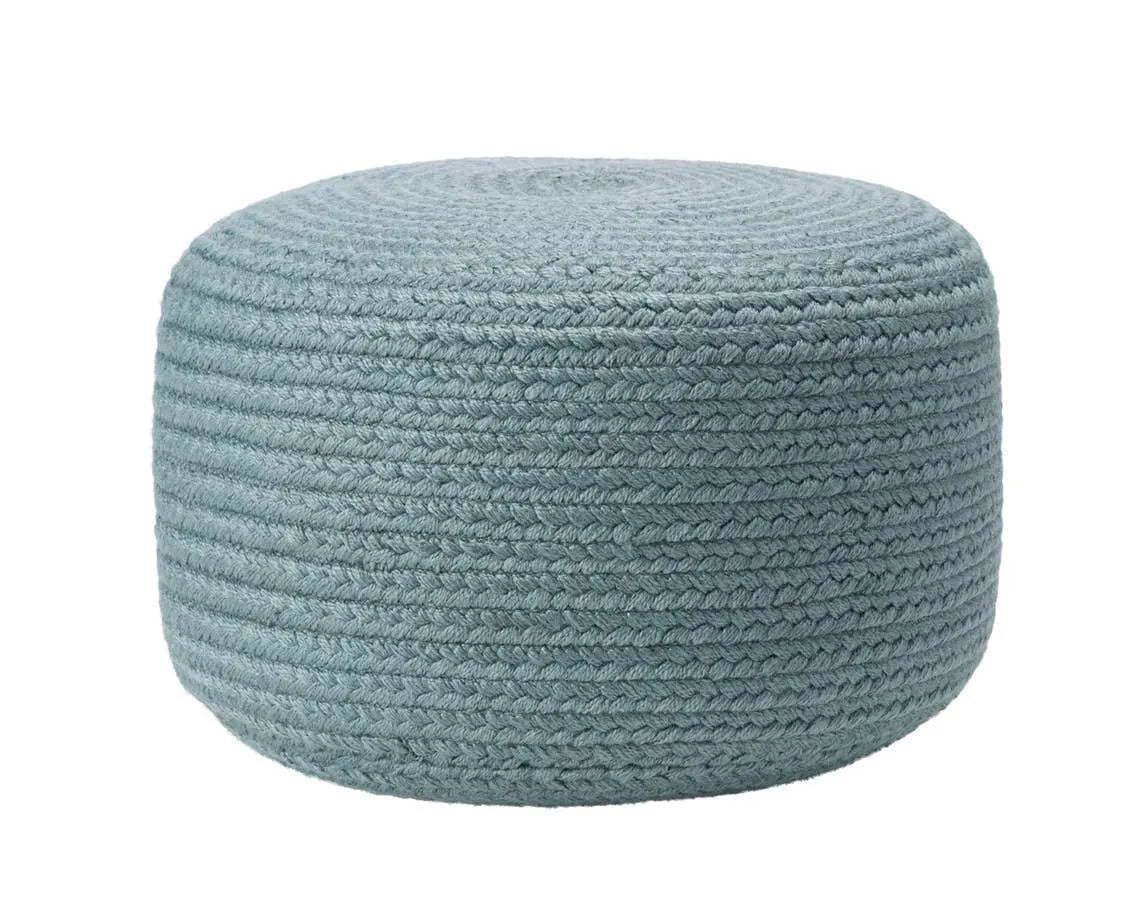 Saba Solar SAS03 Slate Pouf - Rug & Home