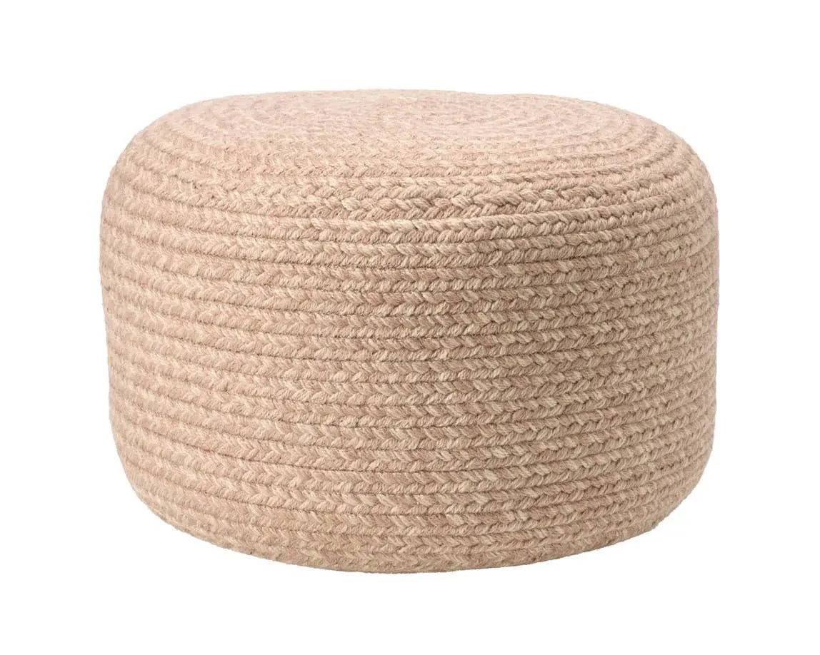Saba Solar SAS07 Light Tan/Beige Pouf