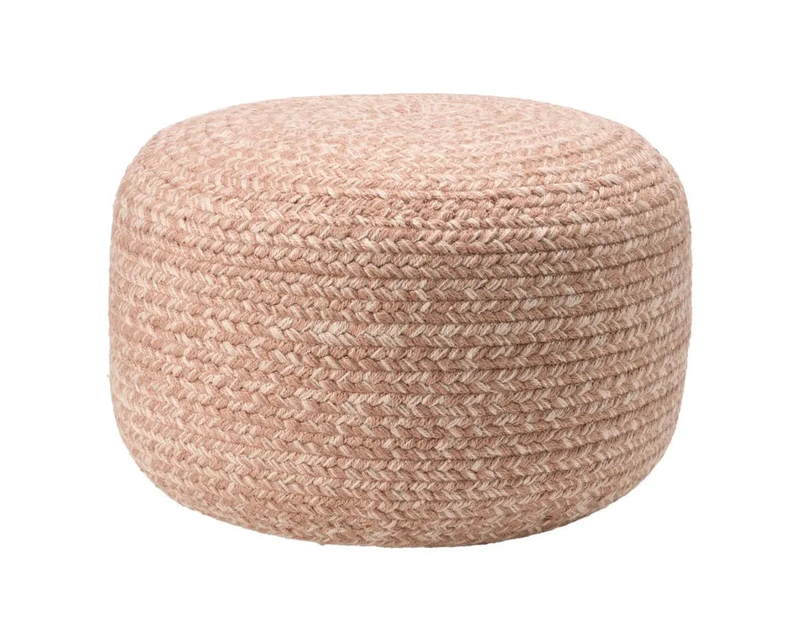 Saba Solar SAS09 Light Pink Pouf - Rug & Home