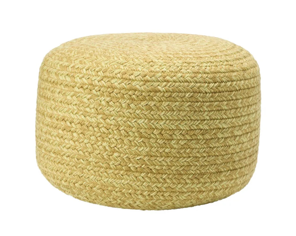 Saba Solar SAS11 Yellow Pouf - Rug & Home