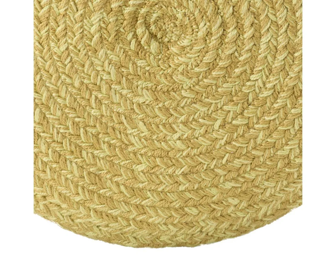 Saba Solar SAS11 Yellow Pouf - Rug & Home