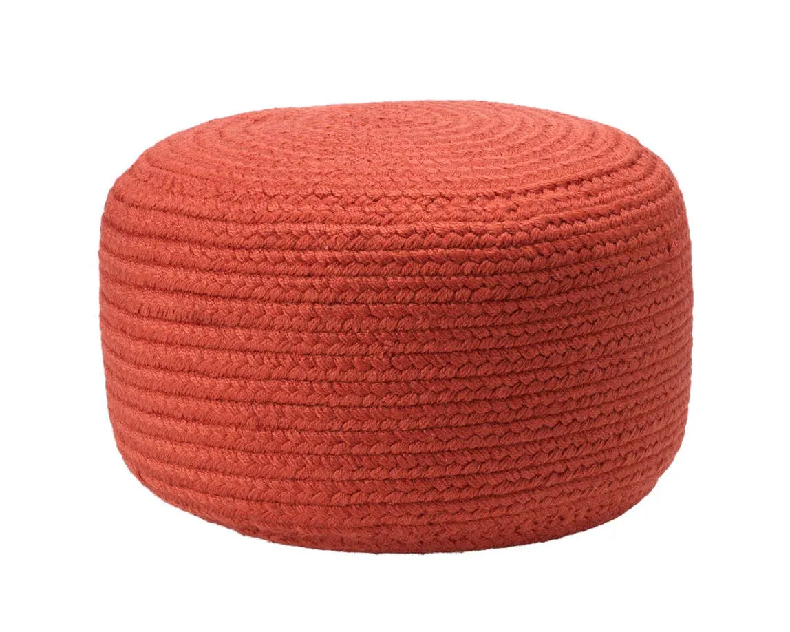 Saba Solar SAS14 Red Pouf - Rug & Home