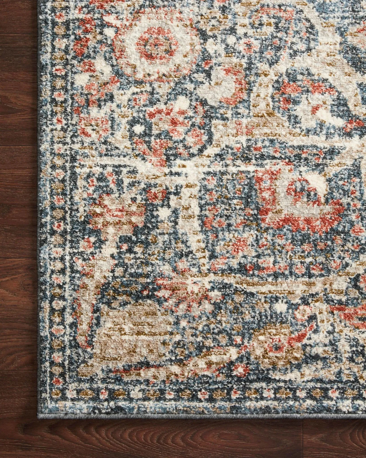 Saban Sab-02 Blue/Spice Rug - Rug & Home