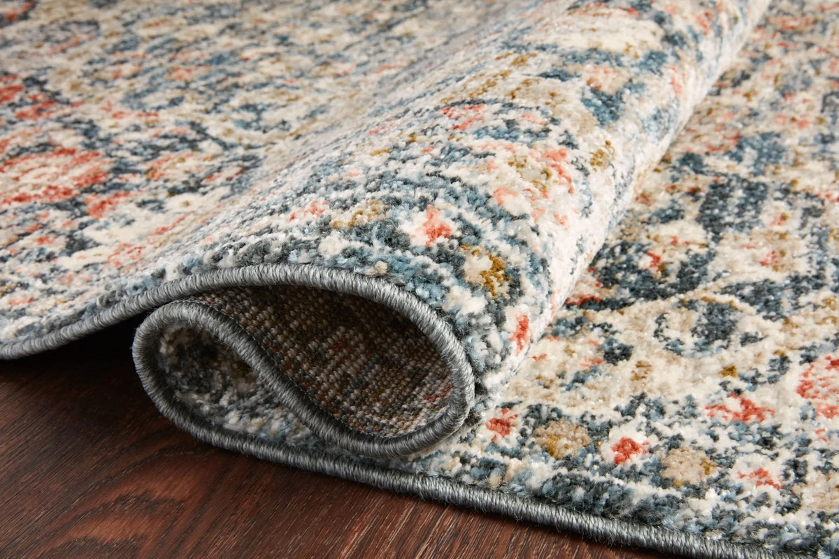 Saban Sab-02 Blue/Spice Rug - Rug & Home