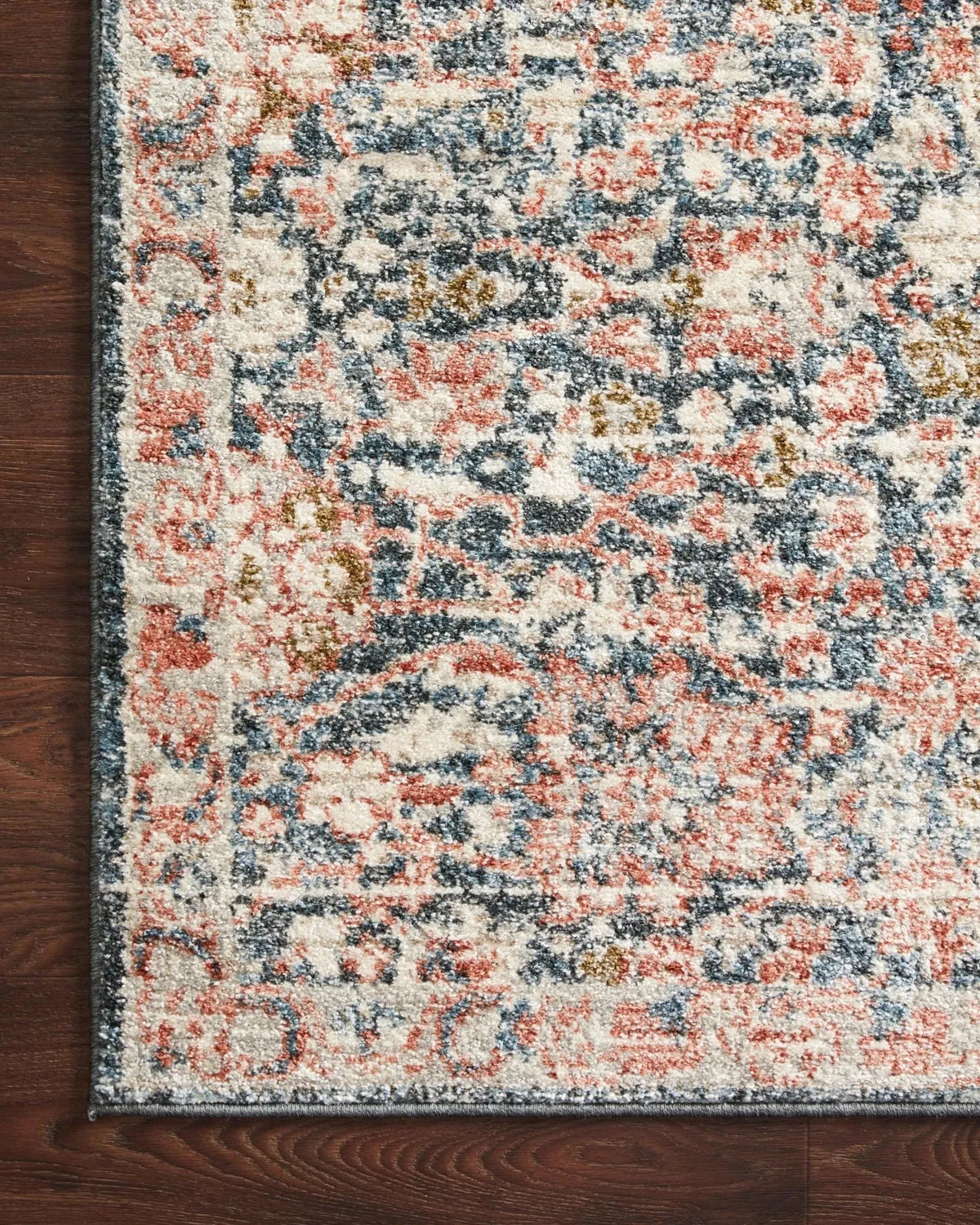 Saban Sab-03 Navy/Rust Rug