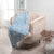 Sadie 80303LIB Light Blue Throw Blanket - Rug & Home
