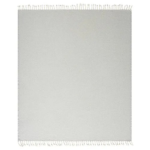 Sadie 80305LTG Light Grey Throw Blanket - Rug & Home