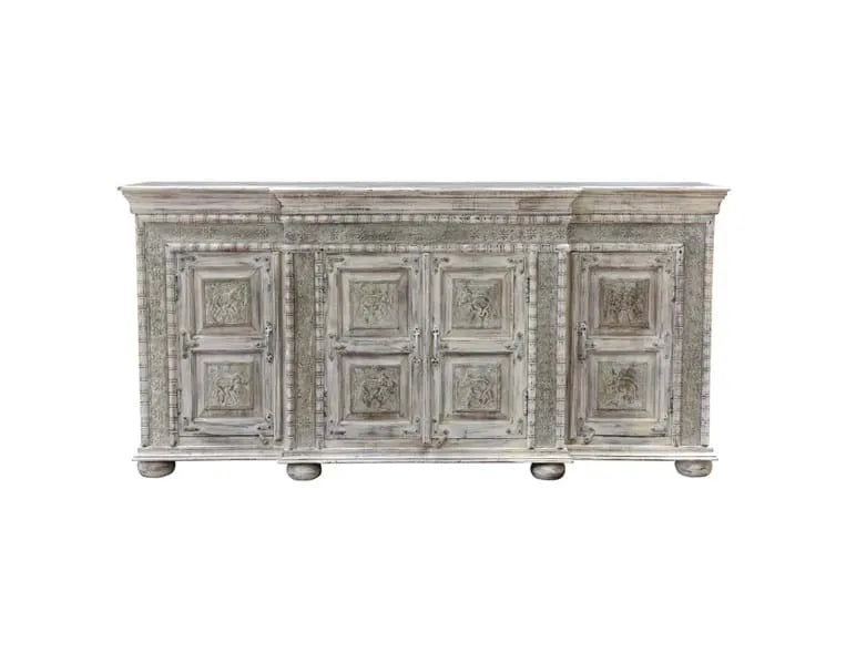 Safari 72" 4Dr Breakfront Sideboard White - Rug & Home