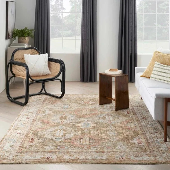 Sahar SHR01 Green Rug - Rug & Home