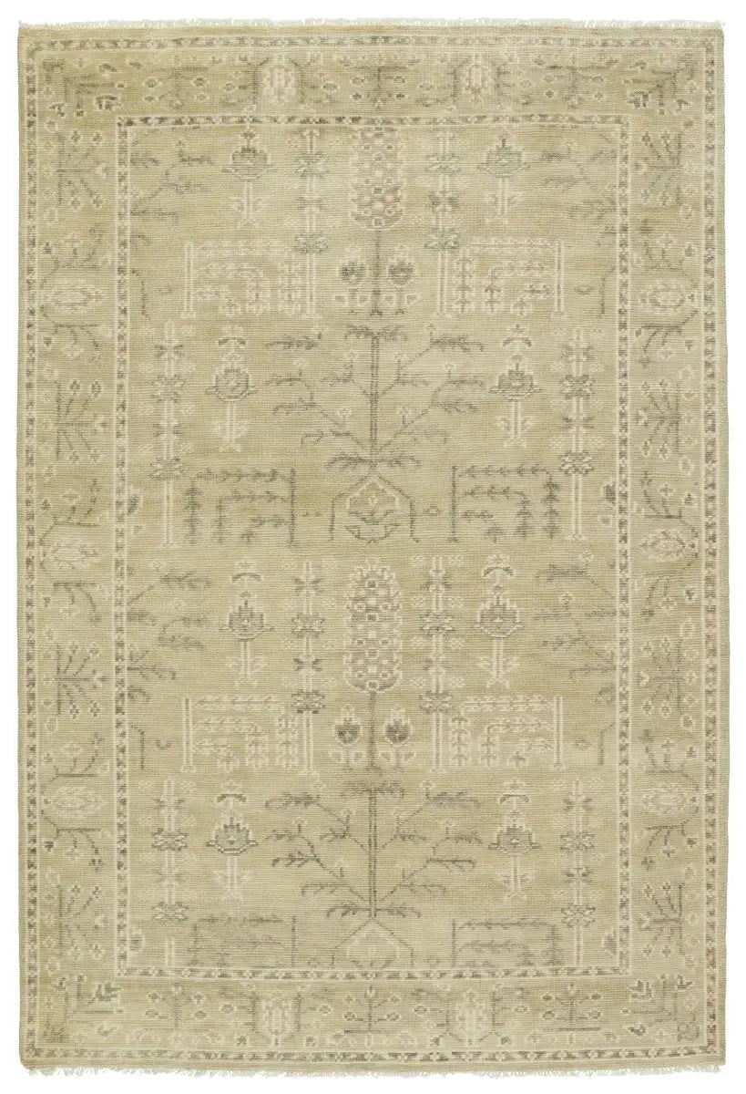 Salinas SLN16 Green/Cream Rug - Rug & Home