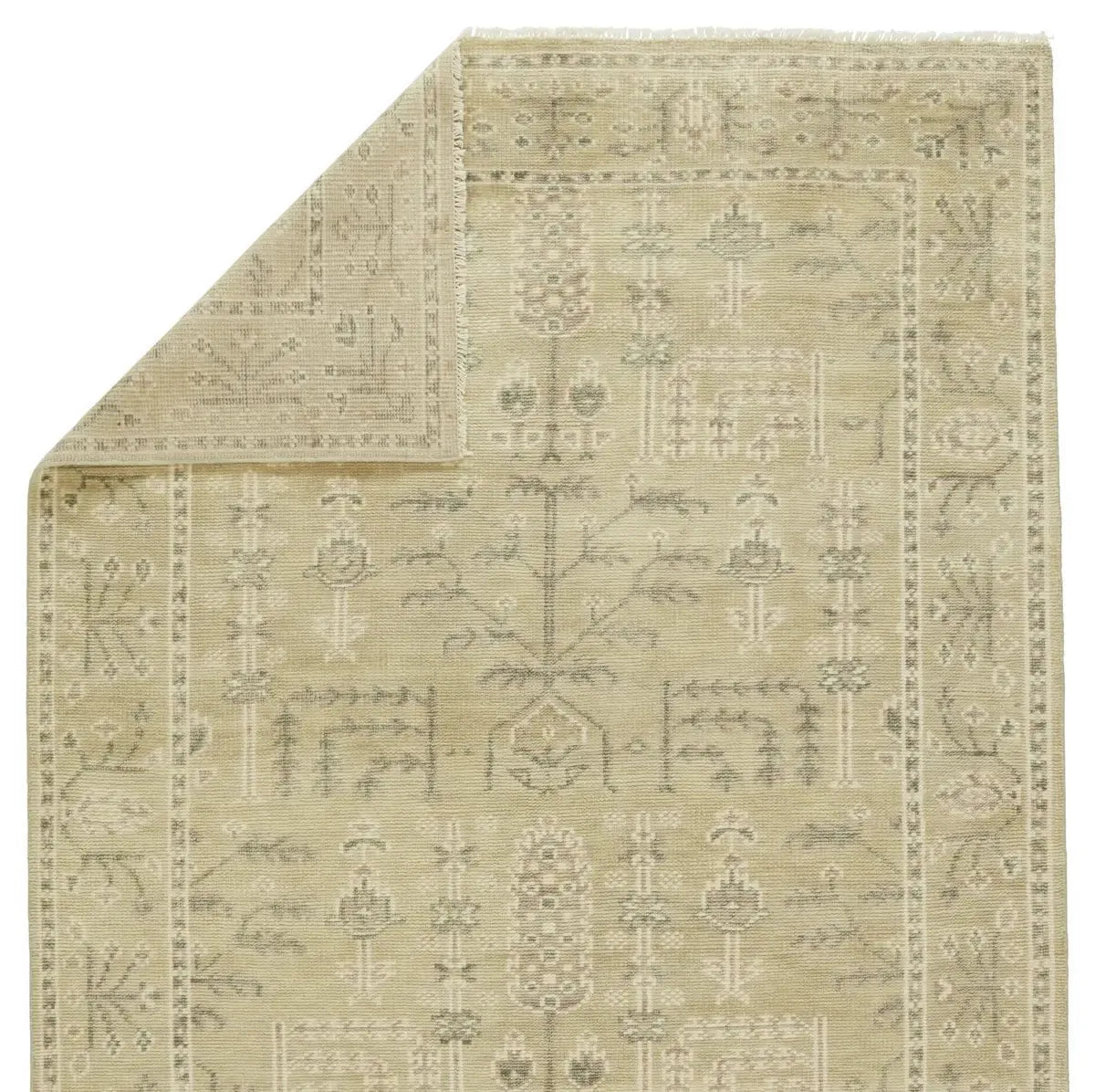 Salinas SLN16 Green/Cream Rug - Rug & Home