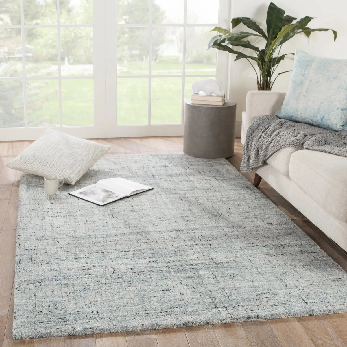 Salix SLX03 Macklin Light Blue/Gray Rug
