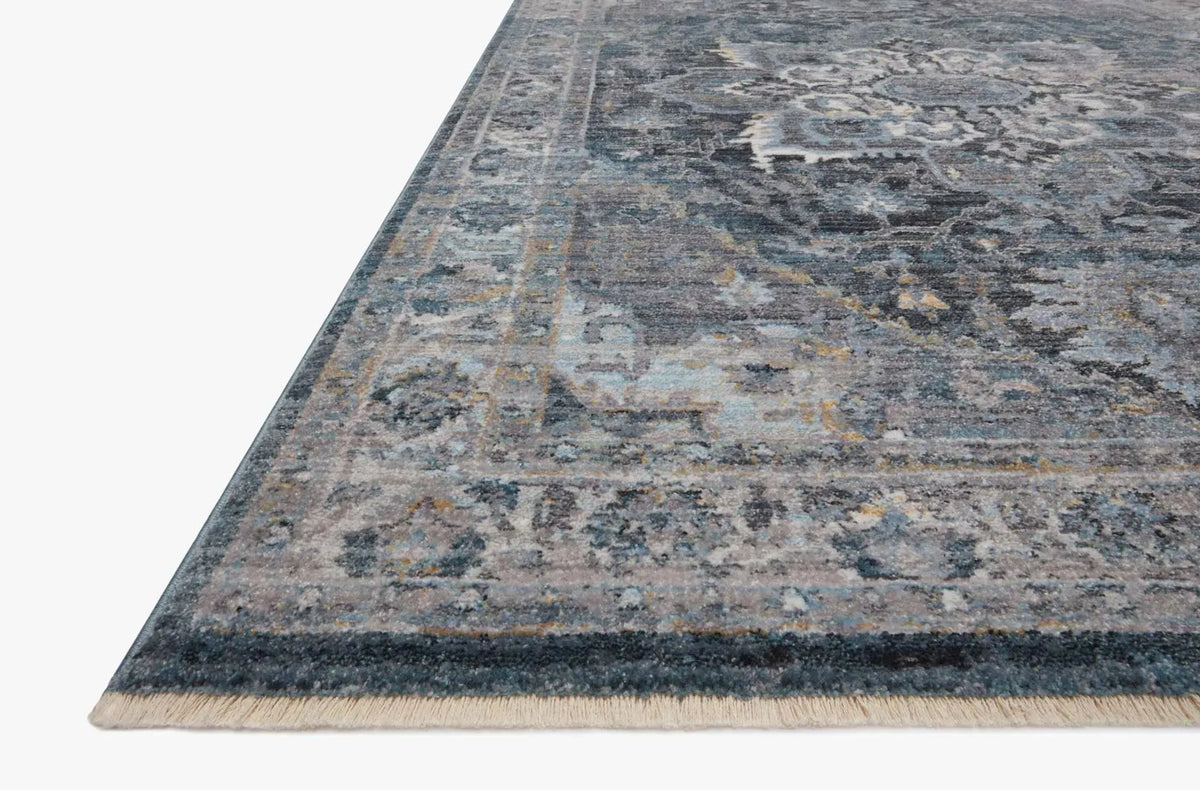 Samra Sam-01 Denim/Grey Rug