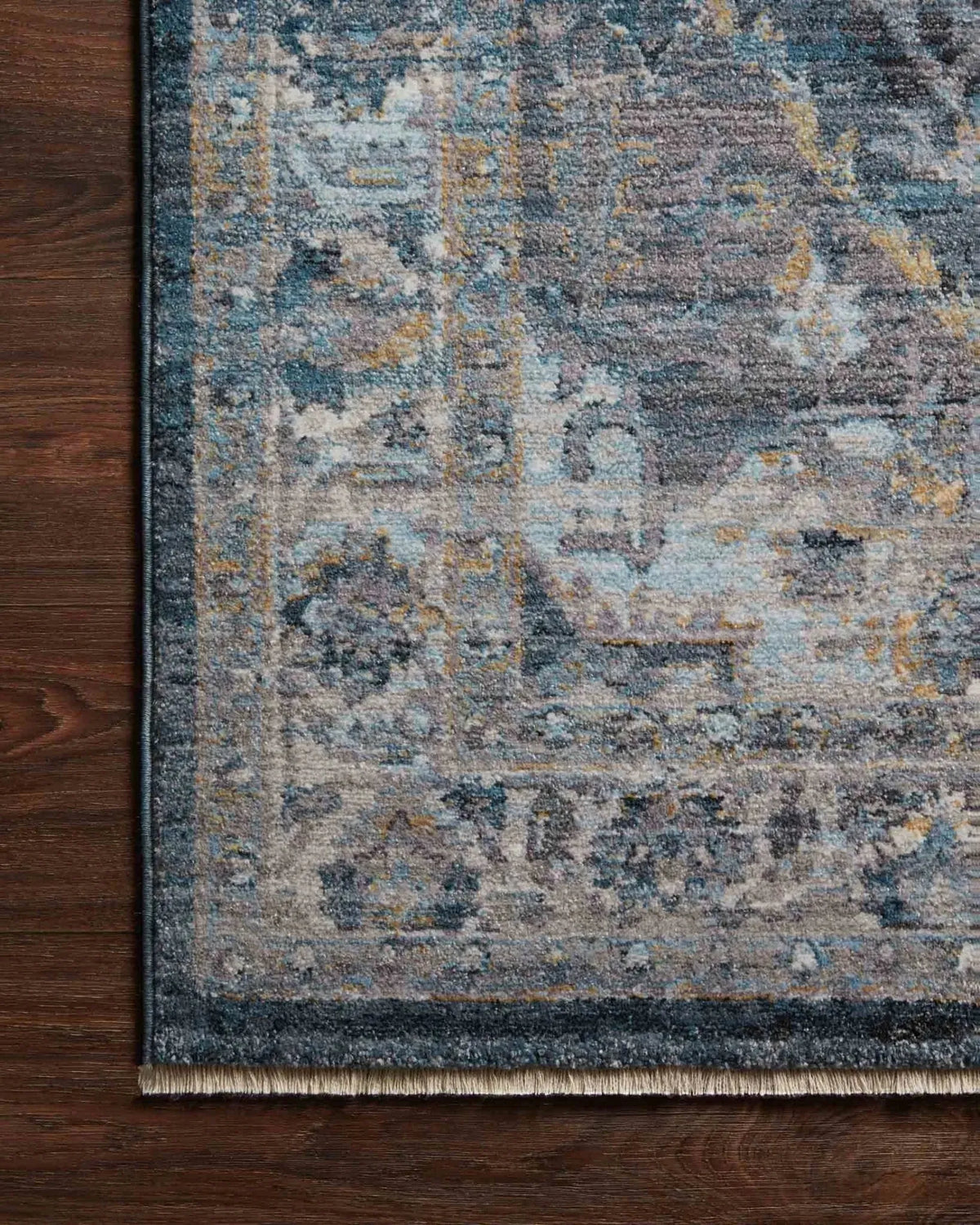 Samra Sam-01 Denim/Grey Rug