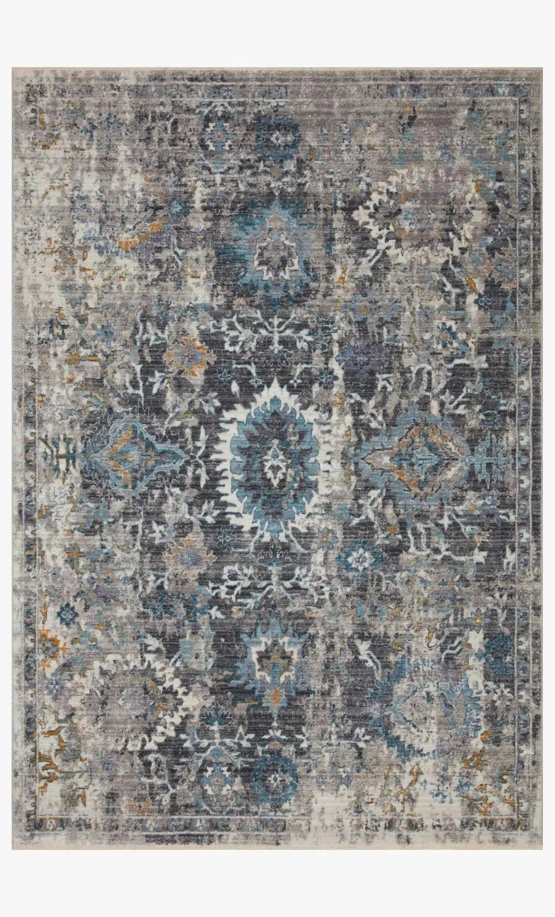 Samra Sam-02 Grey/Multi Rug