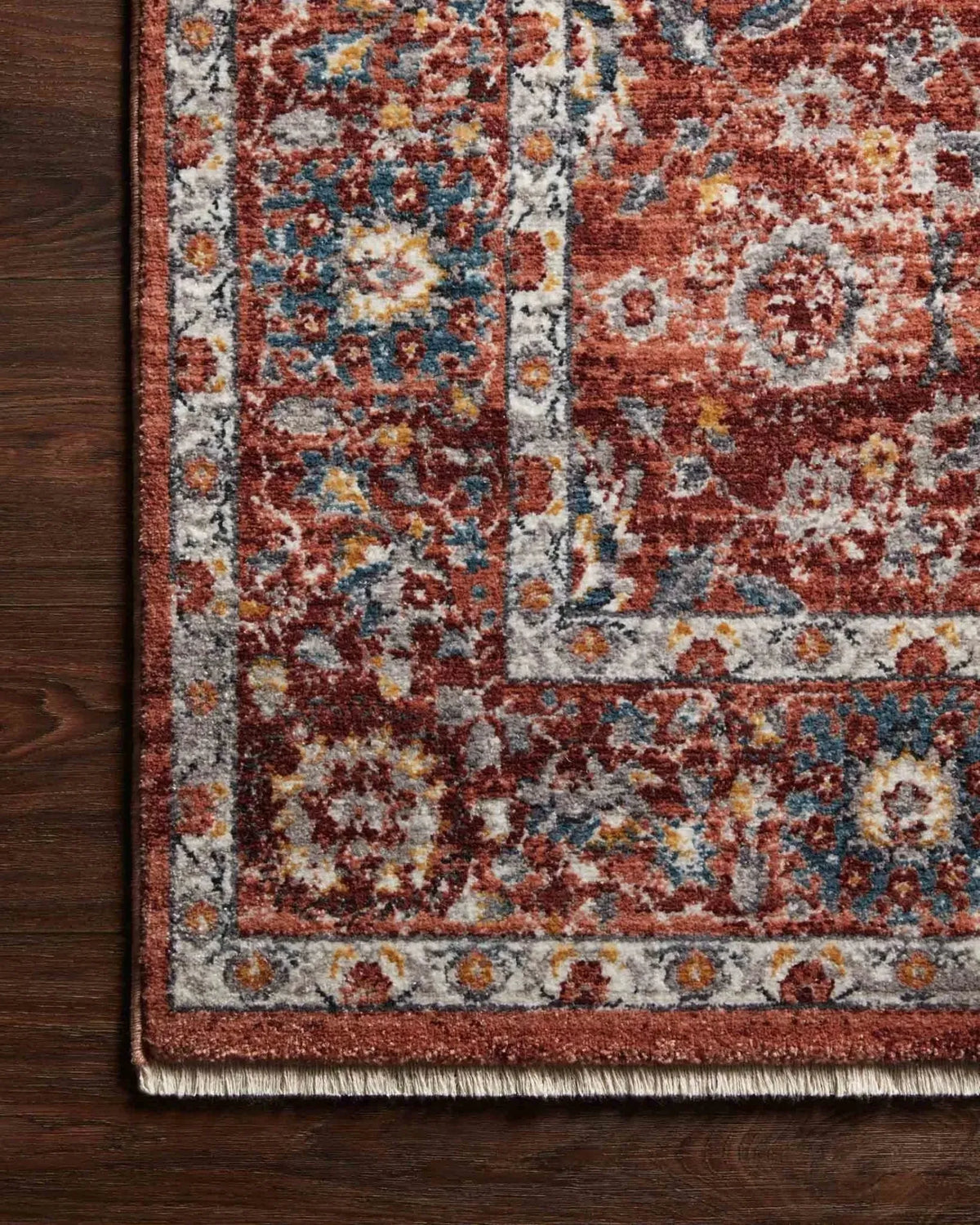 Samra Sam-07 Brick/Multi Rug