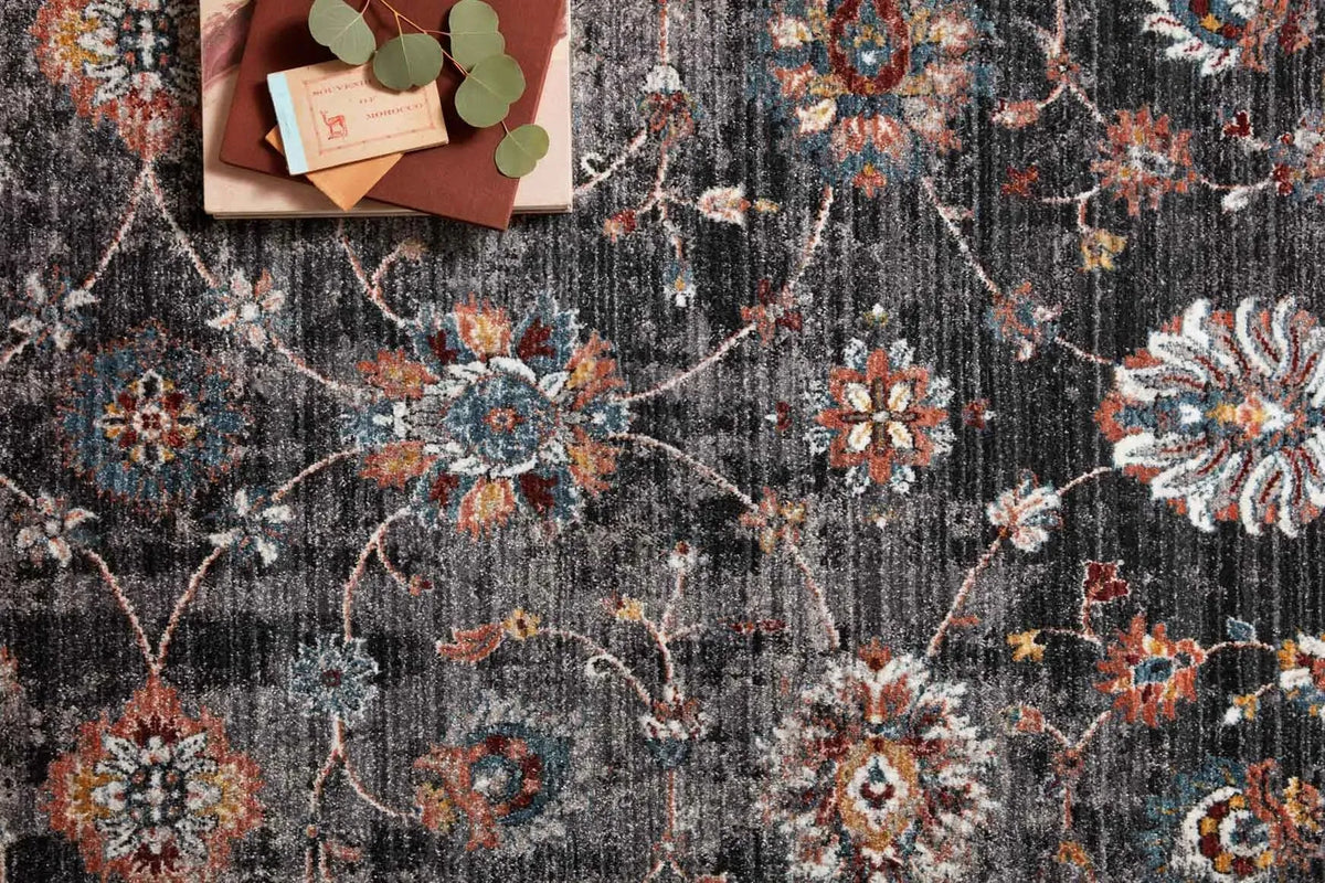 Samra Sam-08 Charcoal/Multi Rug