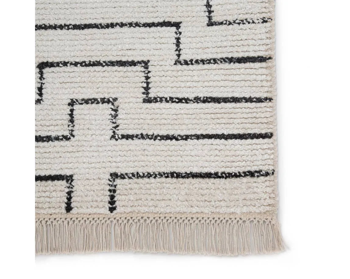 Satellite SAT02 Alloy White / Black Rug - Rug & Home