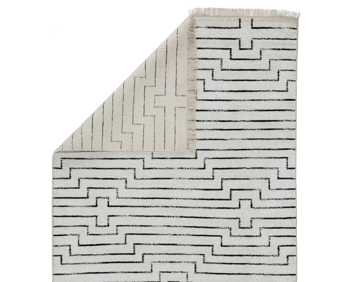 Satellite SAT02 Alloy White / Black Rug - Rug & Home