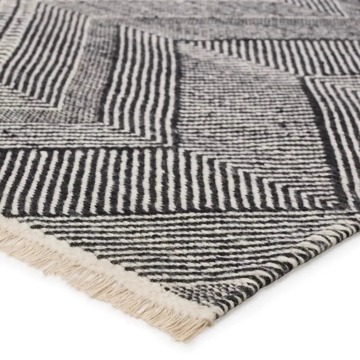 Satori STR02 Black/Cream Rug