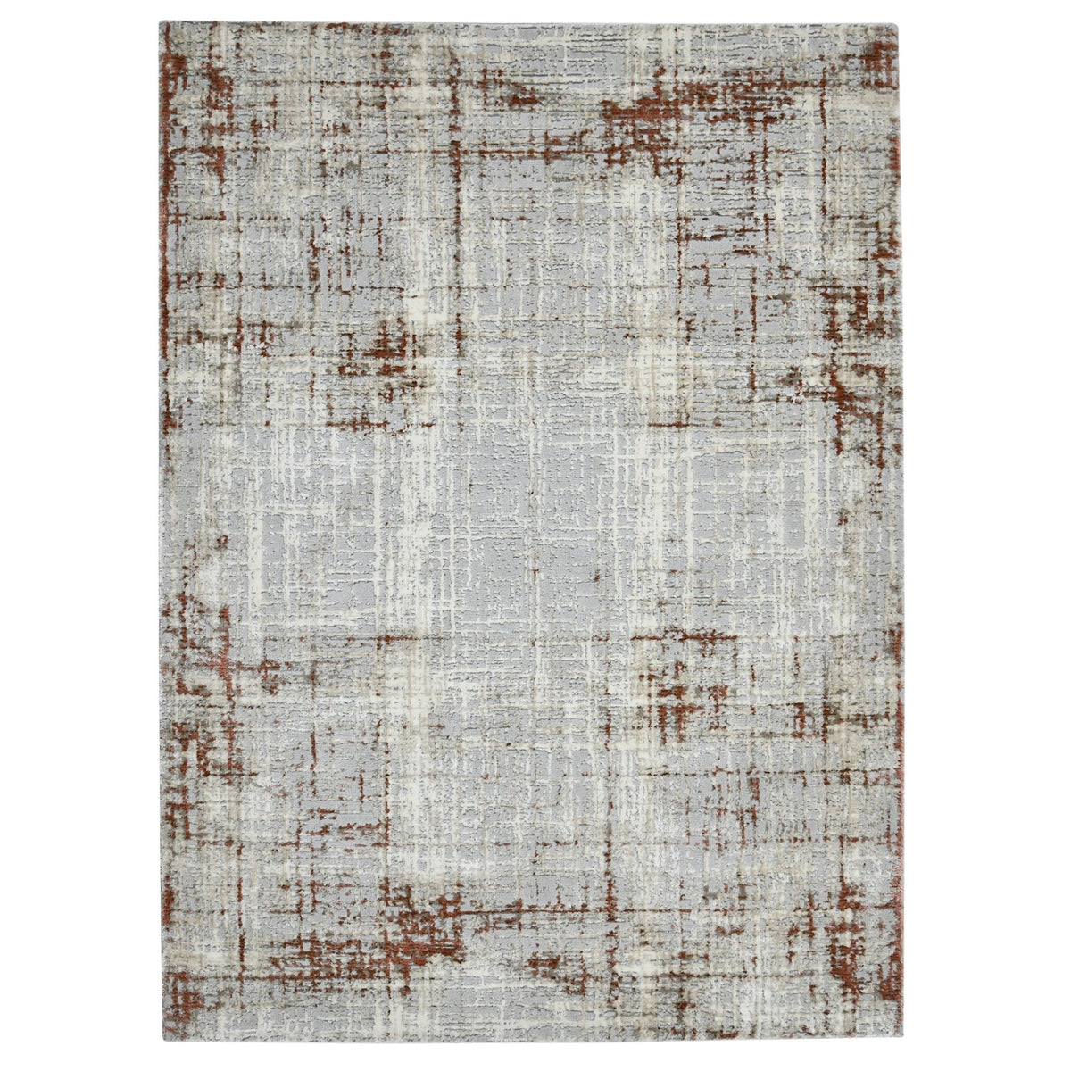 Savannah SAV-6 Grey/Red Rug - Rug & Home