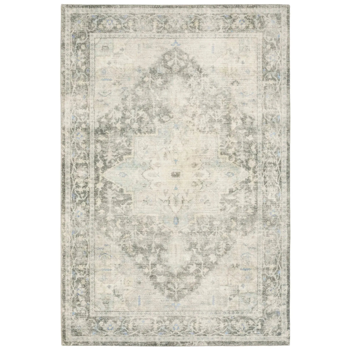 Savoy 28104 Grey/Ivory Rug