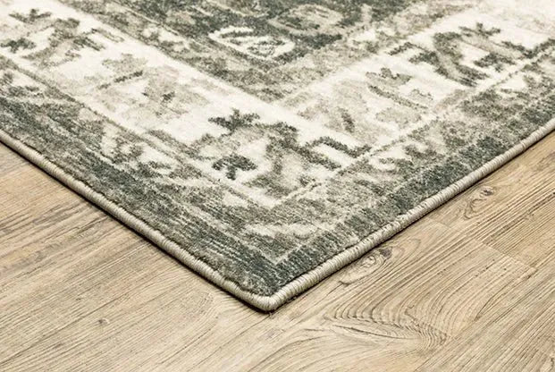 Savoy 28105 Charcoal/Ivory Rug