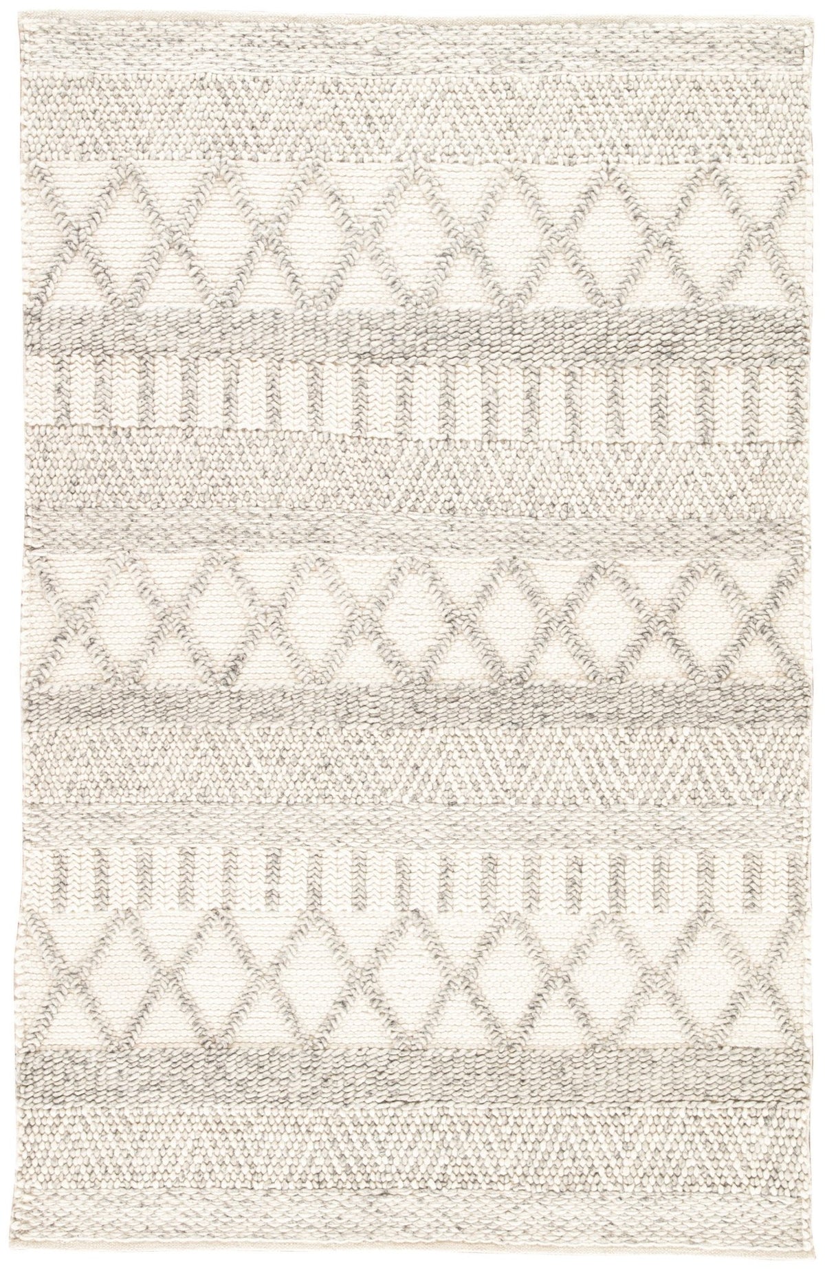 Scandinavia Dula SCD21 Sandhurst Gray / White Rug - Rug & Home