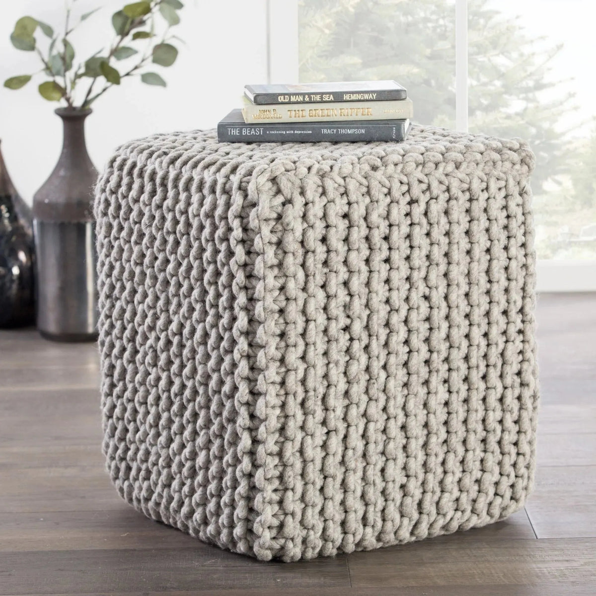 Scandinavia SCP04 Nata Gray Pouf