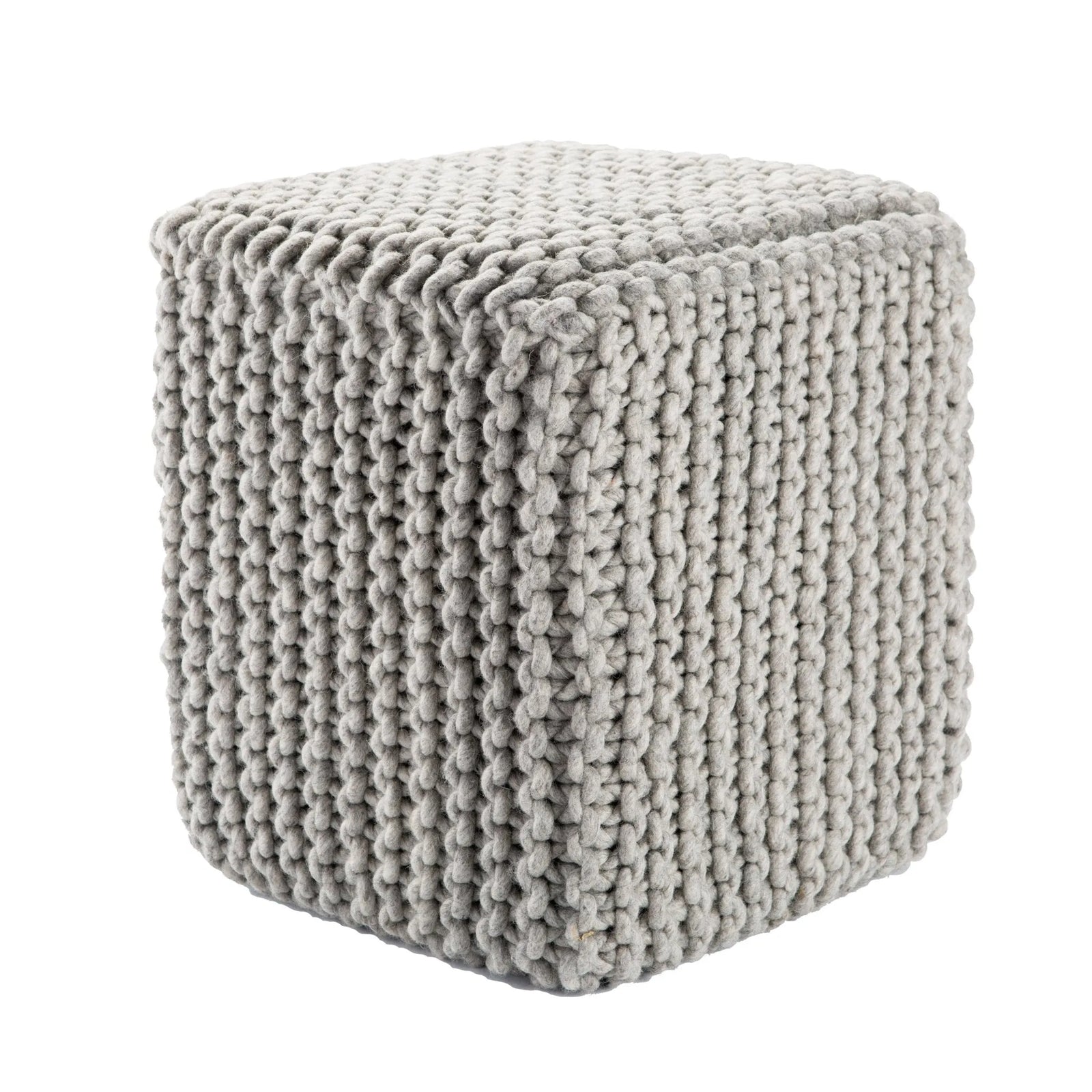 Scandinavia SCP04 Nata Gray Pouf - Rug & Home