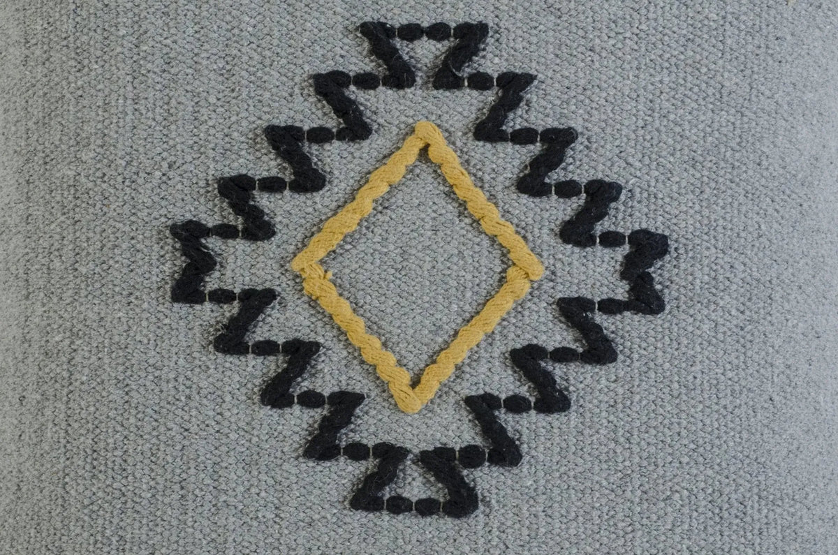 Scandinavian Diamond Motif Lr07615 Gray/Multi Pillow