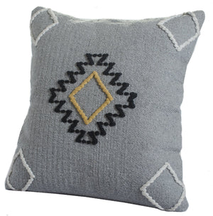 Scandinavian Diamond Motif Lr07615 Gray/Multi Pillow - Rug & Home